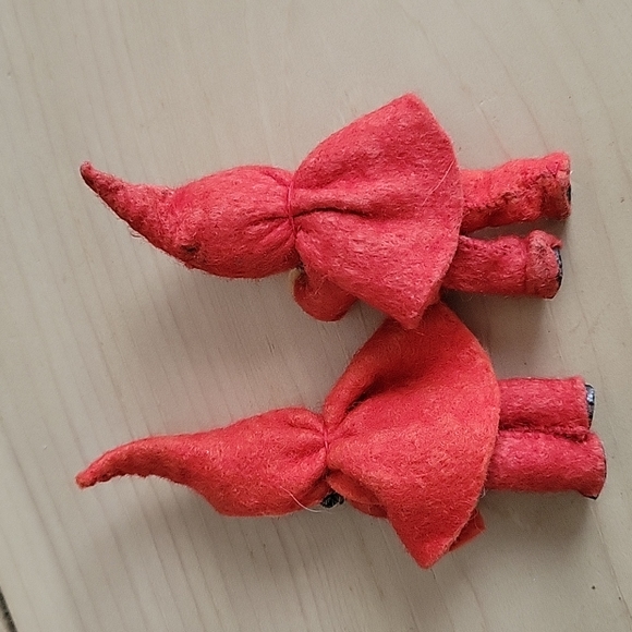 Antique Vintage Cloth Holiday ELF Dolls -2 - Picture 2 of 5